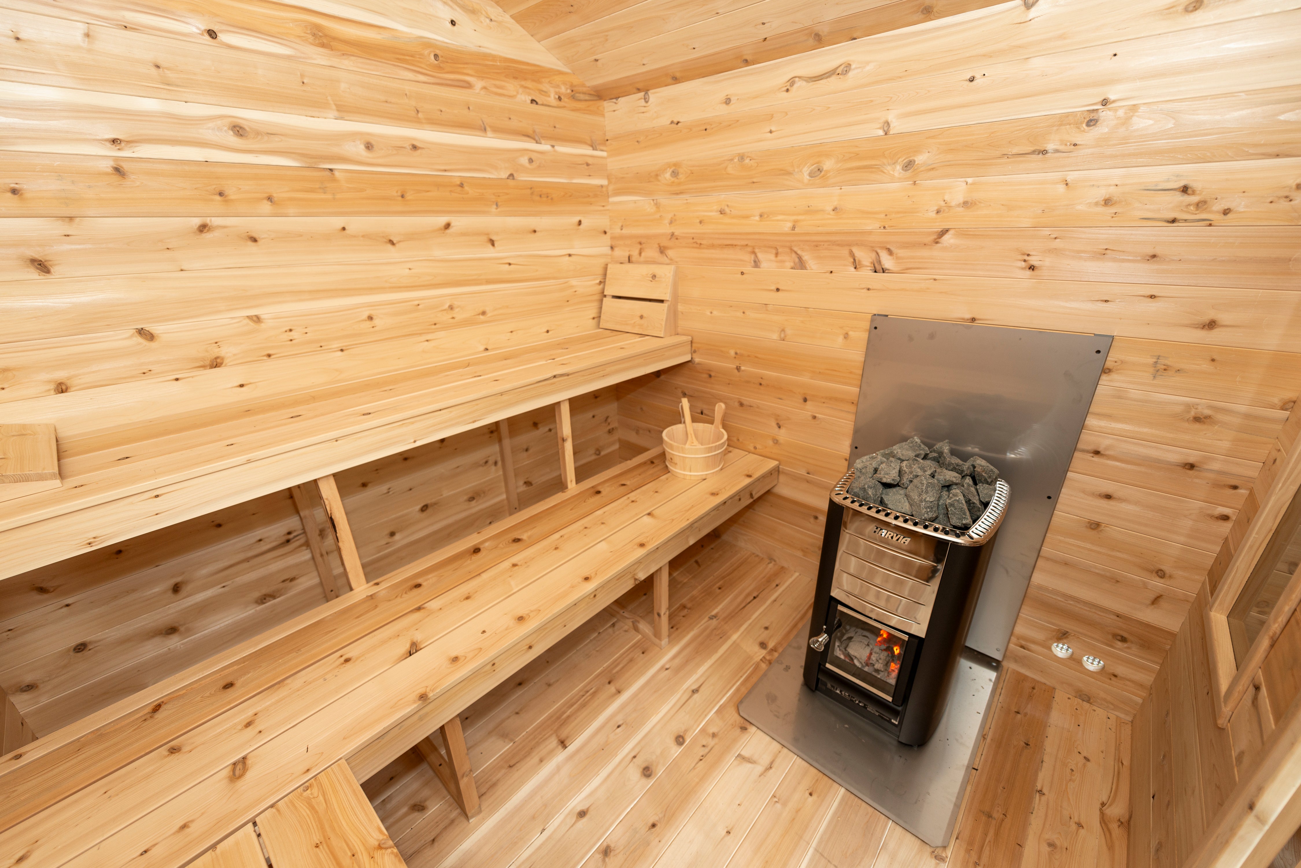 Leisurecraft CT Georgian Cabin Sauna with Changeroom