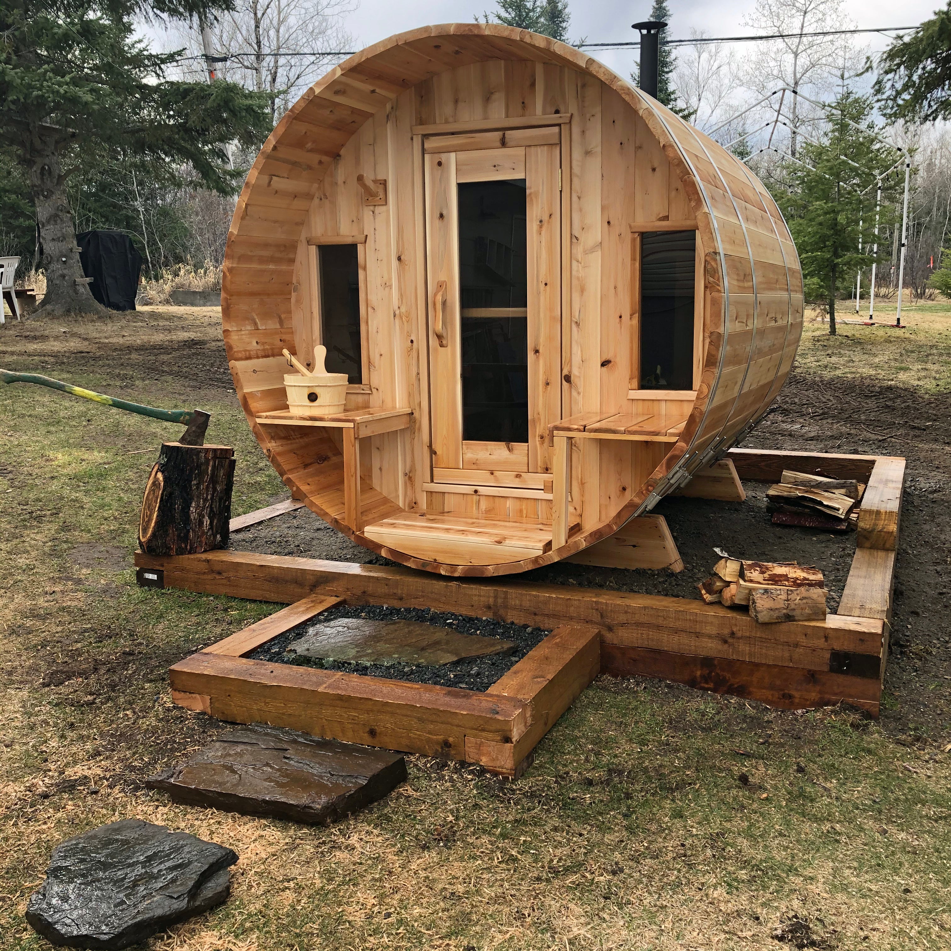 Leisurecraft CT Tranquility Barrel Sauna